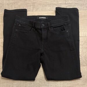 Express Women's Jet Black Skinny Jeans